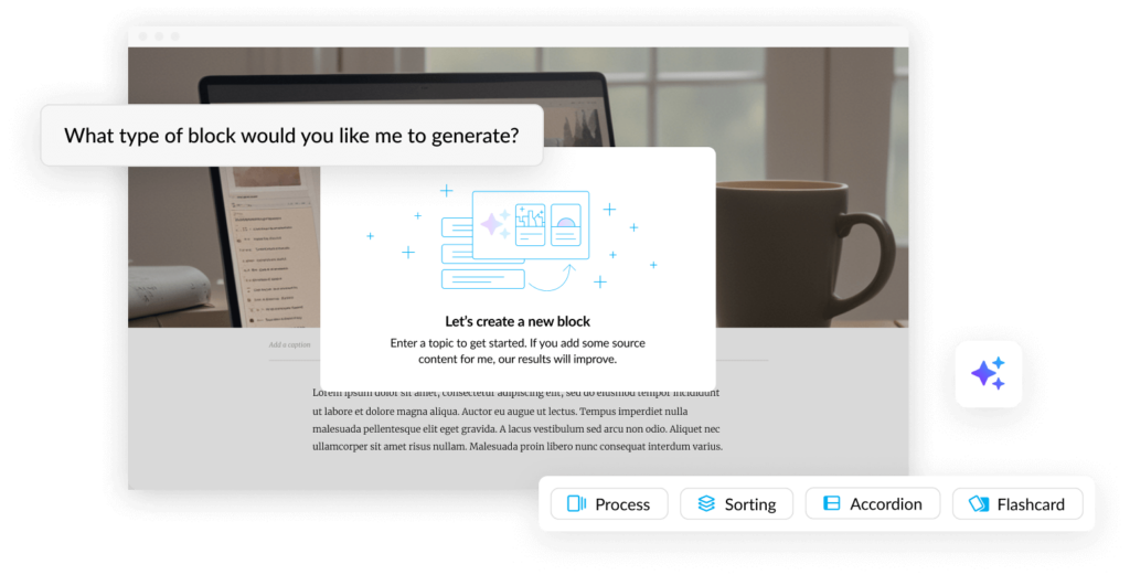 Articulate 360 AI — interfaccia