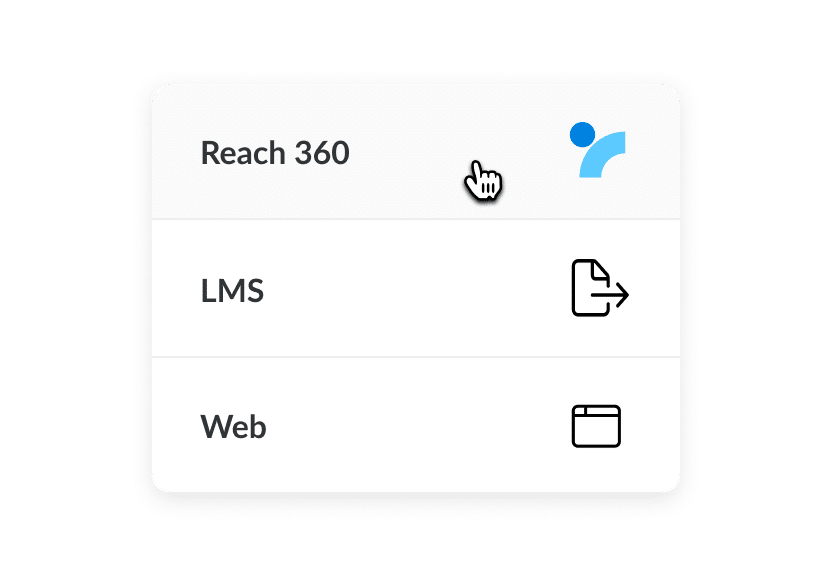 Distribuisci — interfaccia