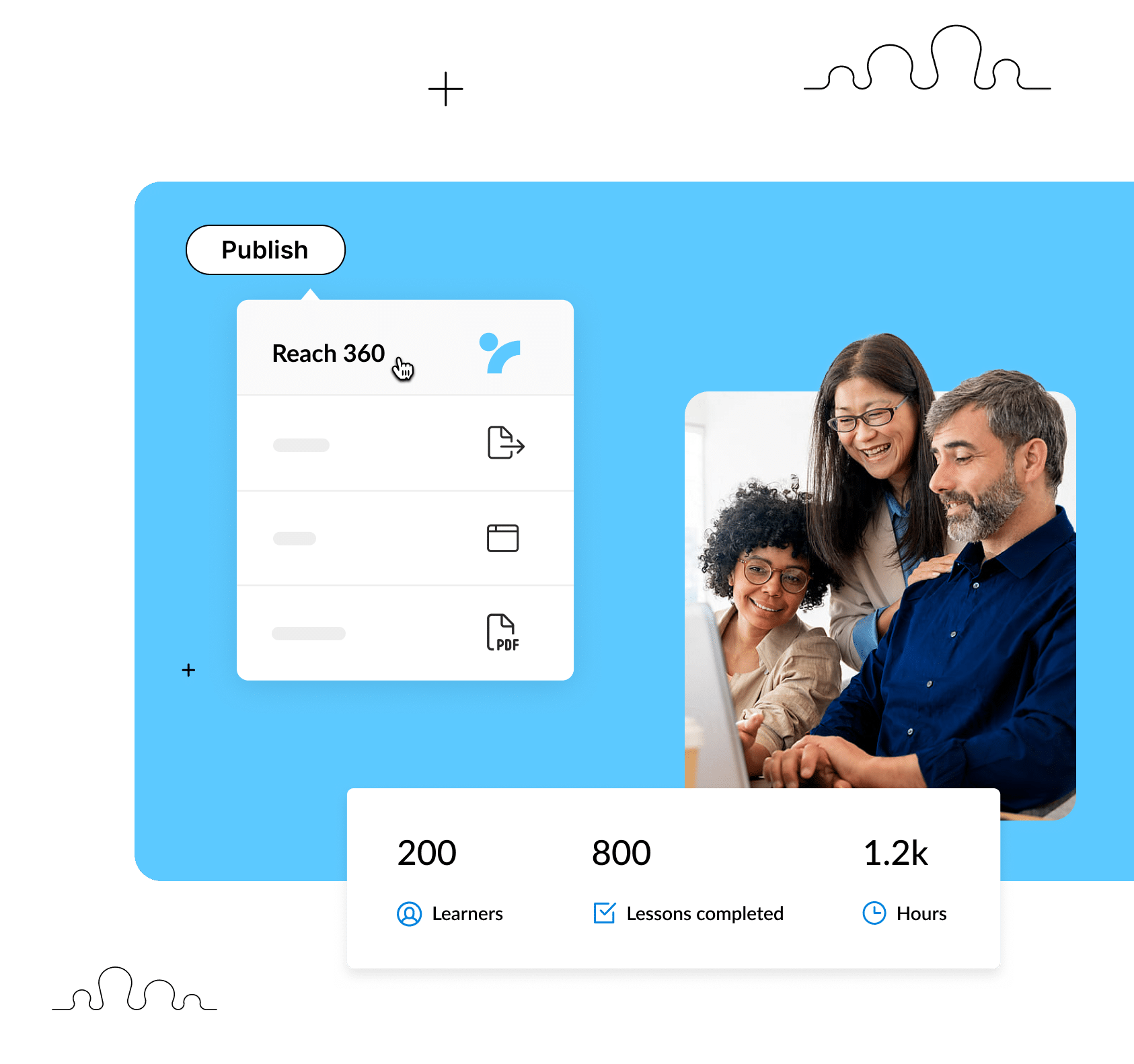 Credits — interfaccia